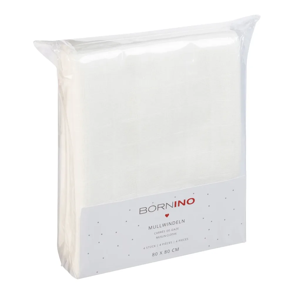 4er-Pack Mullwindeln 80x80 cm