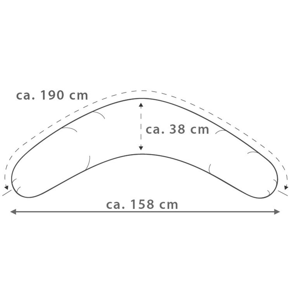 Stillkissenbezug Bamboo Collection 190 cm