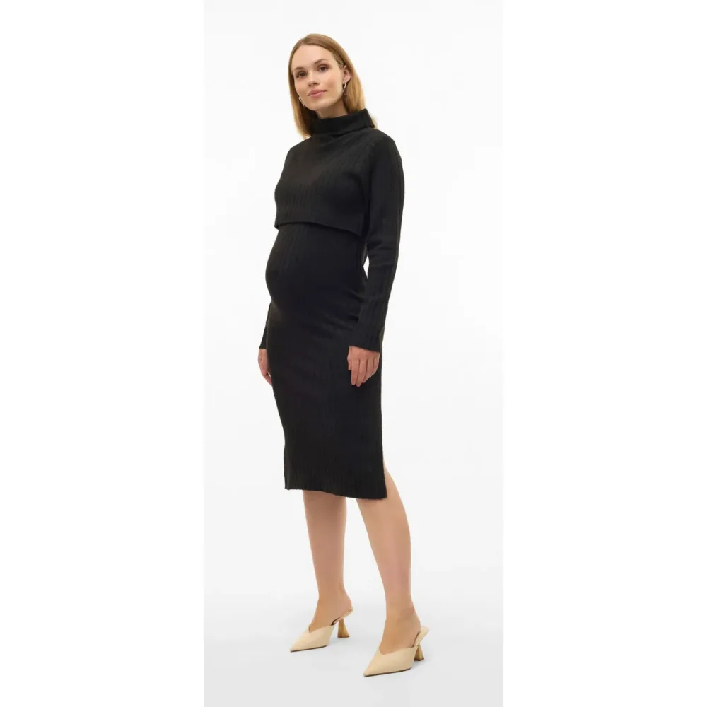 Umstands- und Still-Kleid Rippqualität June