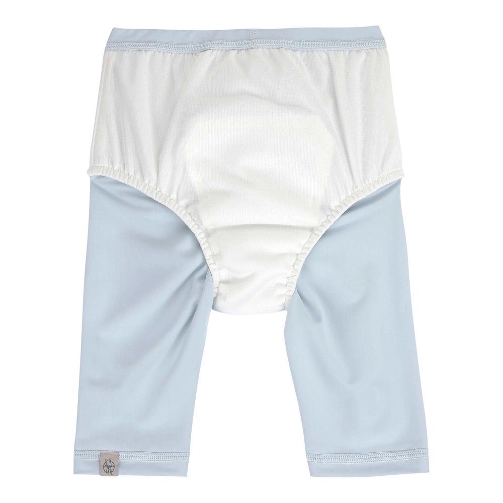 Capri-Schwimmleggings mit Windeleinsatz und UV-Schutz Dackel