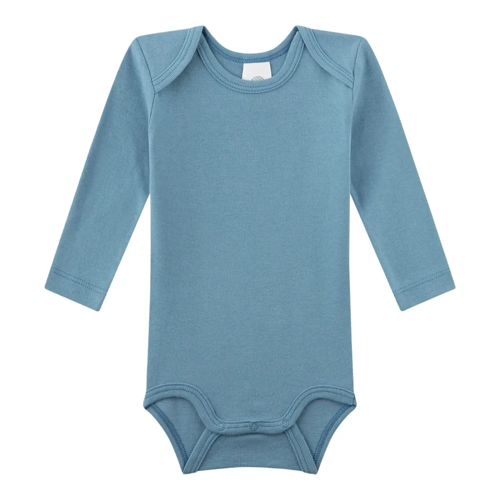 Sanetta 2er-Pack Bodys langarm Bären natur/blau