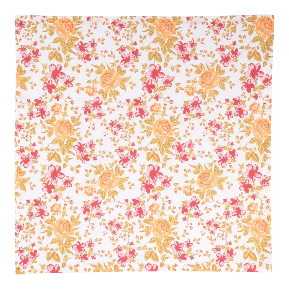 Mitteldecke ?Rosen?, 85x85 cm