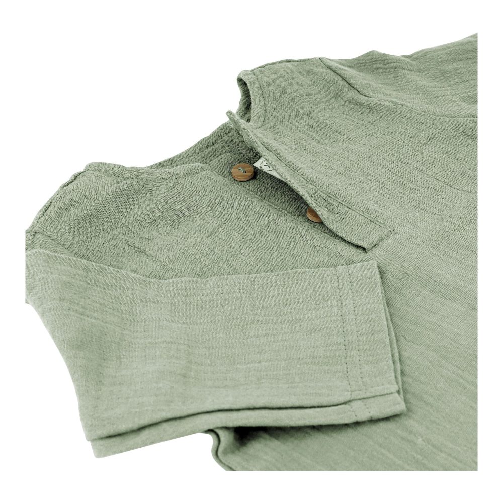 Musselin-Shirt langarm
