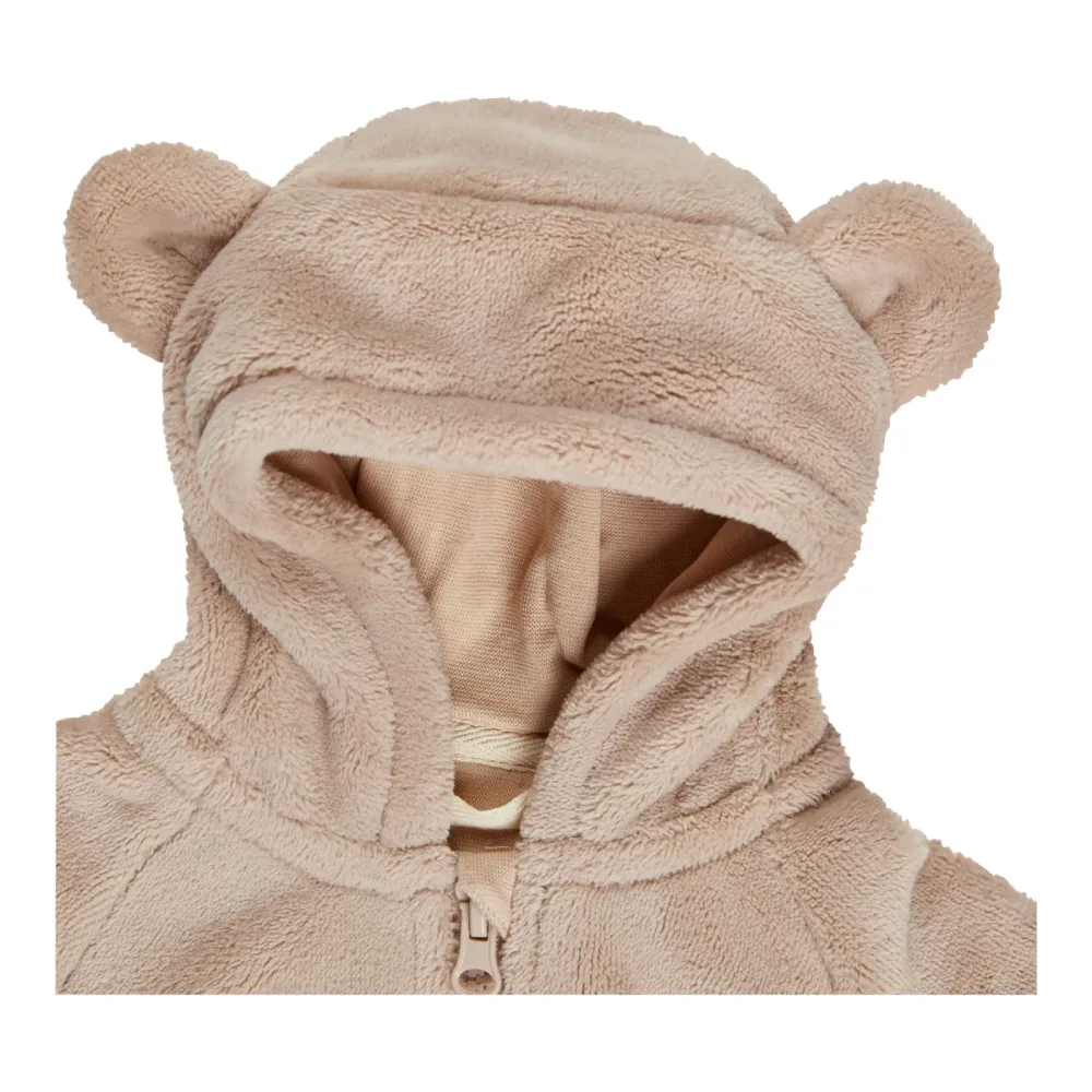 Plüschjacke Kapuze mit Ohren