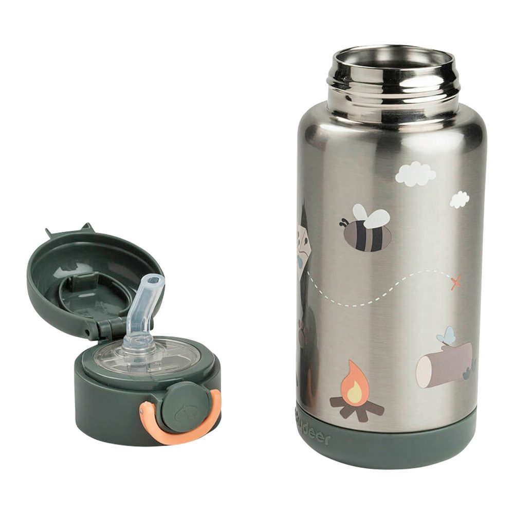 Thermoflasche mit Strohhalm, 340ml