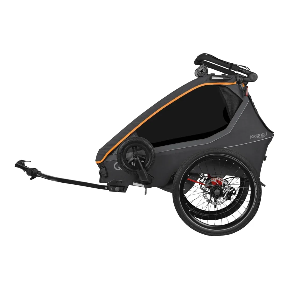 Fahrradanhänger Kidgoo 1 Sport FIDLOCK Edition