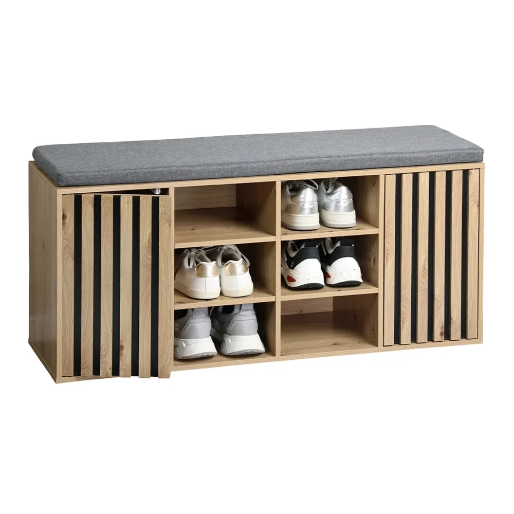 Schuhschrank mit Sitzkissen