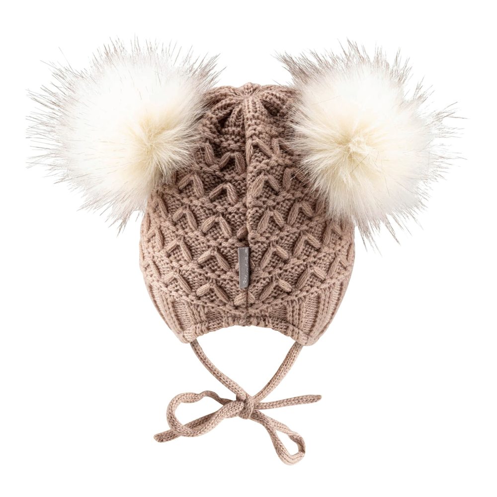 Winter-Strickmütze Bommel