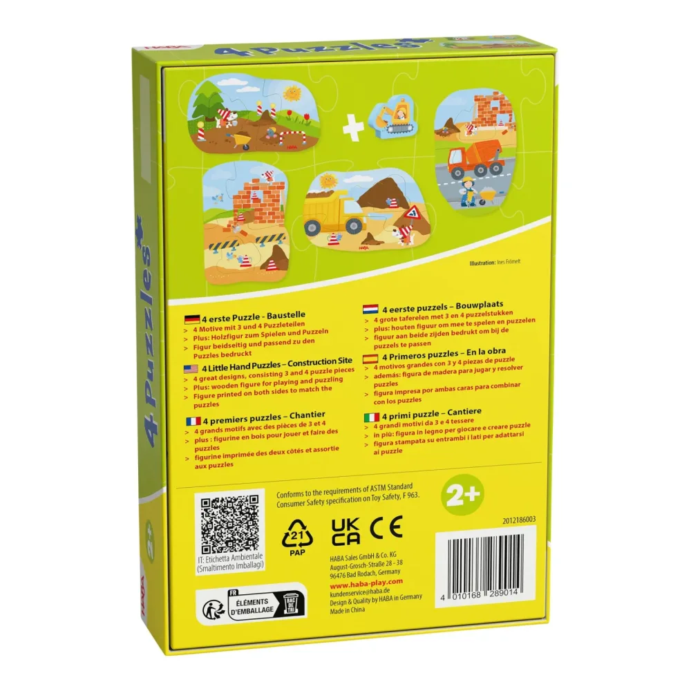 4 erste Puzzles - Baustelle