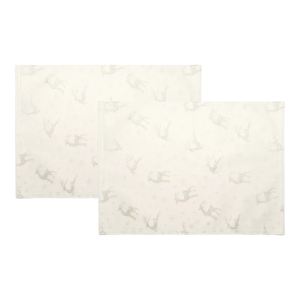 Jacquard-Platzset ?Rentierzauber?, 2 Stück