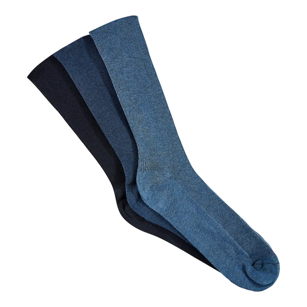 Venensocken, 3 Paar, Größe: 35, blau