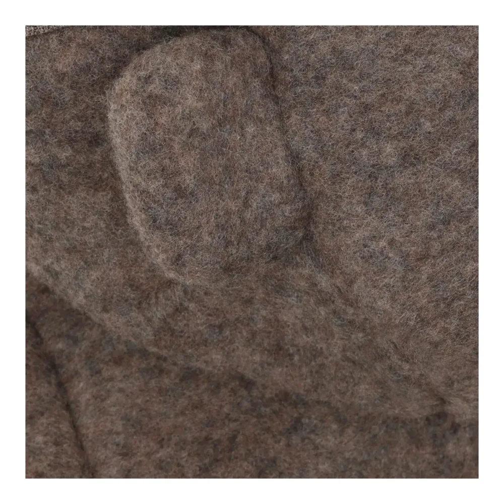 Wollfleece-Jacke Kapuze mit Ohren aus Merinowolle
