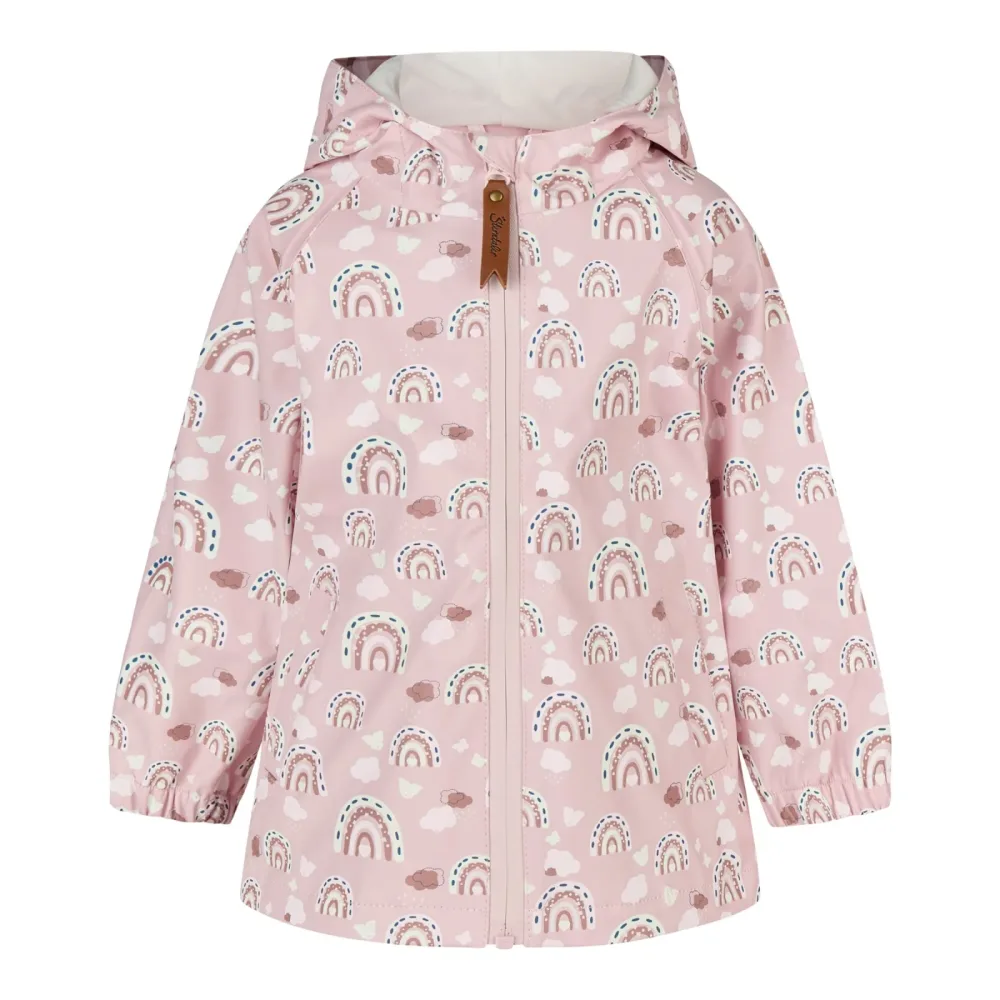 Regenjacke mit Kapuze Regenbögen Farbwechsel