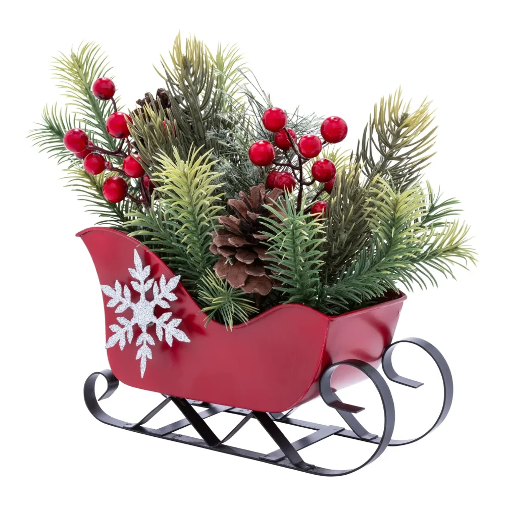 Weihnachtsgesteck ?Schlitten?