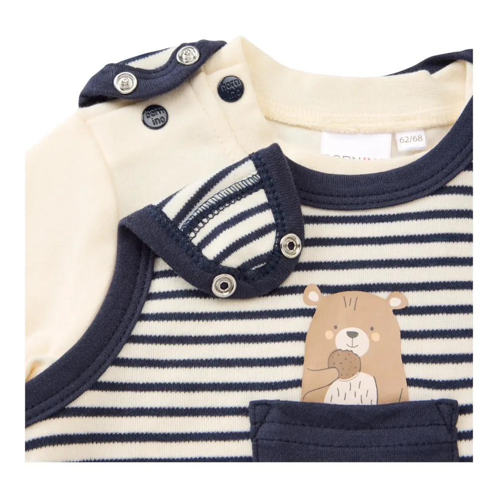 Strampler-Set 2-tlg. mit Shirt Ringel