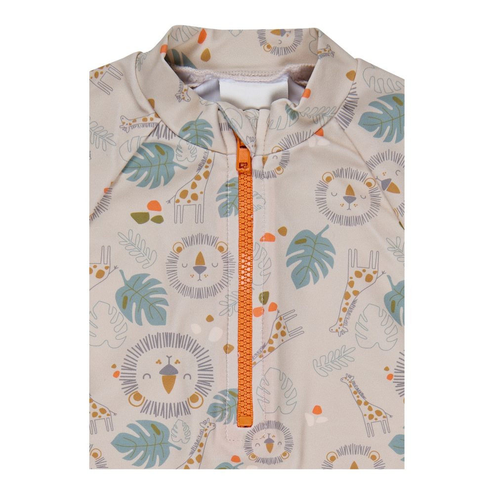 Badeshirt langarm mit UV-Schutz Safari