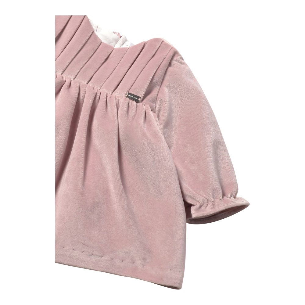 Samt-Kleid langarm