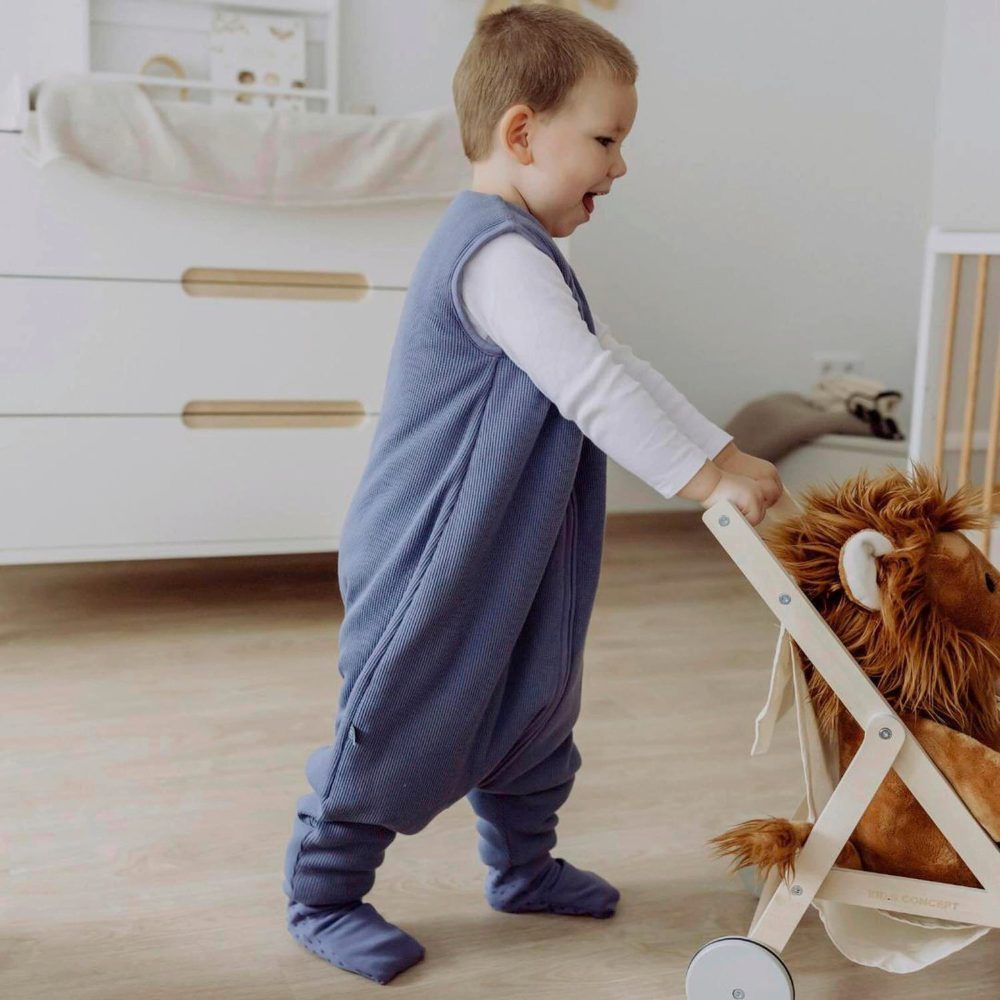 Ganzjahres-Sleepoverall mit Umschlag-Füßchen 2.5 TOG