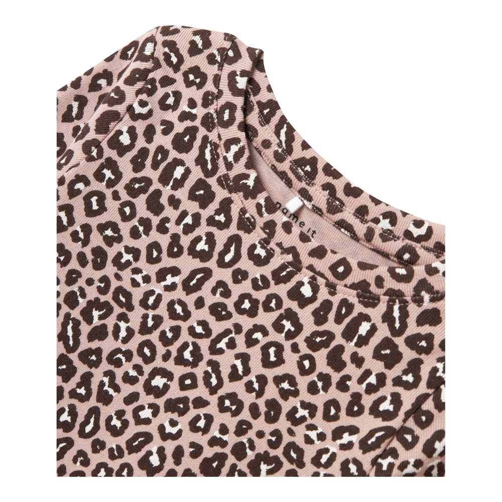 Shirt langarm Leoprint