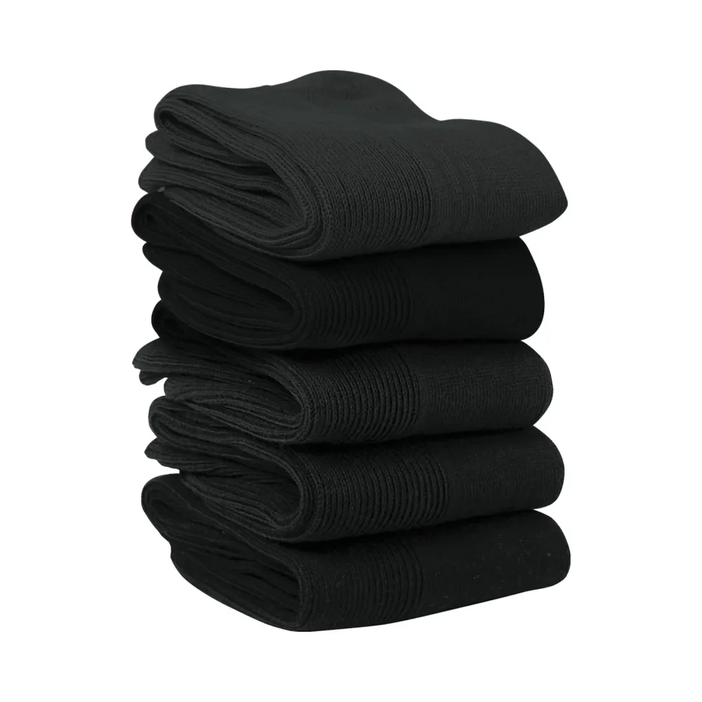 Wohlfühl-Socken, 5 Paar, Größe: 35, schwarz