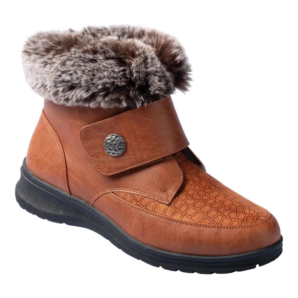 wonderwalk Kuschel-Klettstiefelette ?Steffi?, Größe: 42