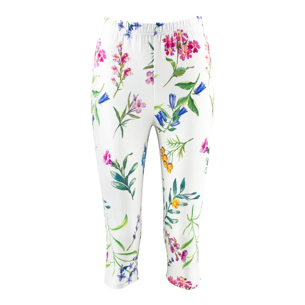Capri-Leggings ?Blumen?, Größe: L