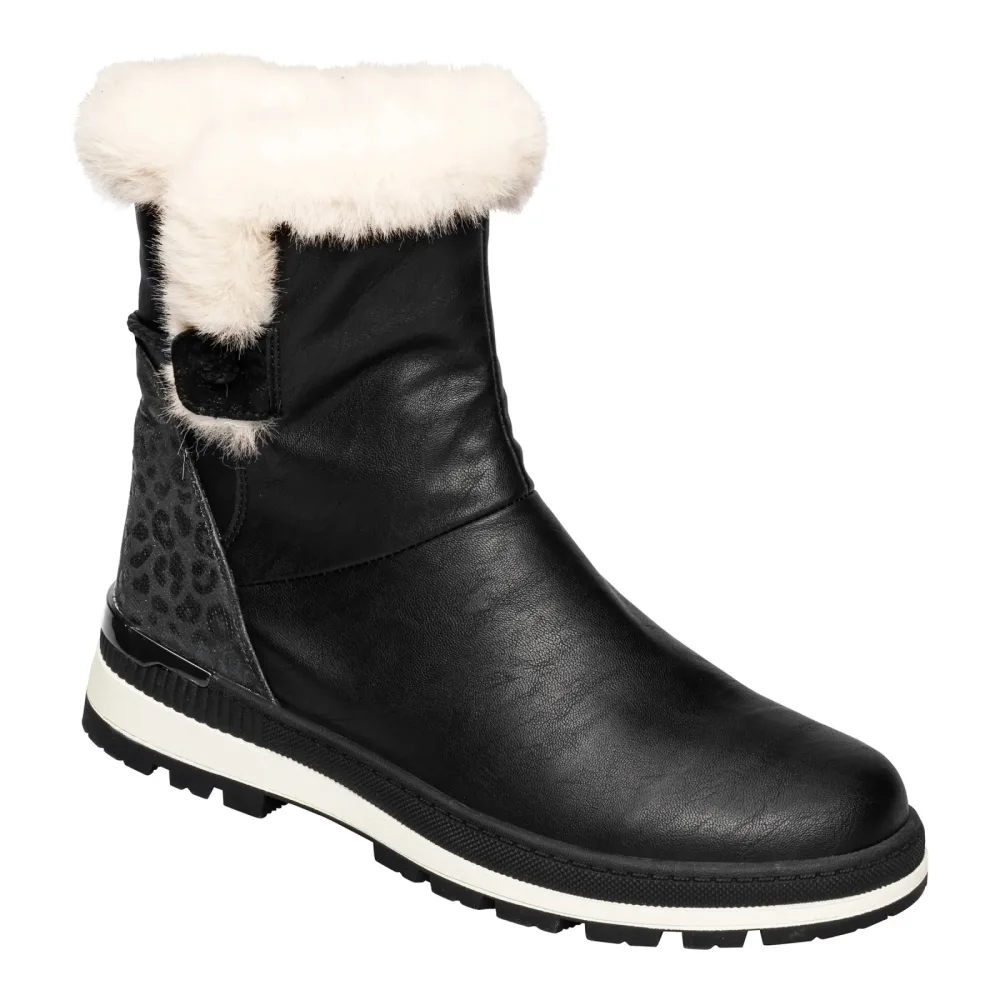Kuschel-Stiefel mit Leder ?Carina?