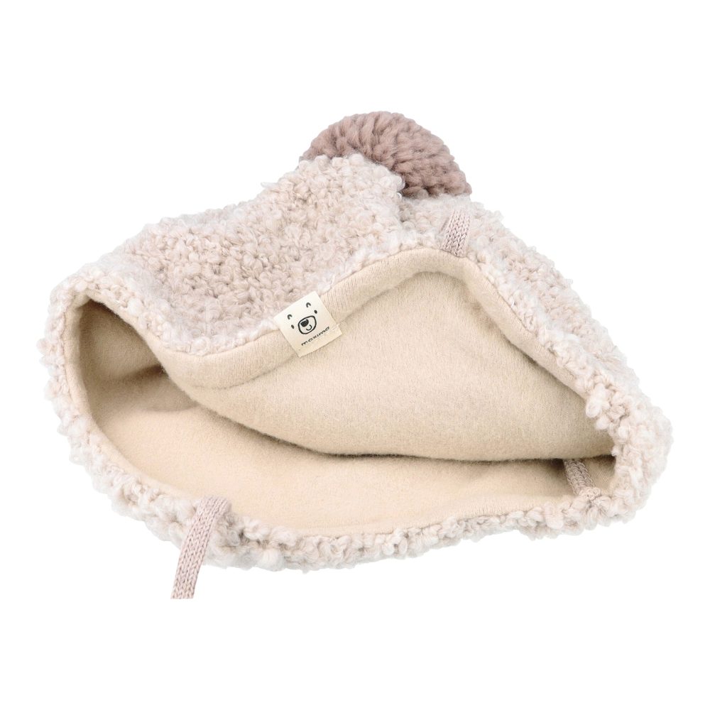 Winter-Plüschmütze mit Bommel
