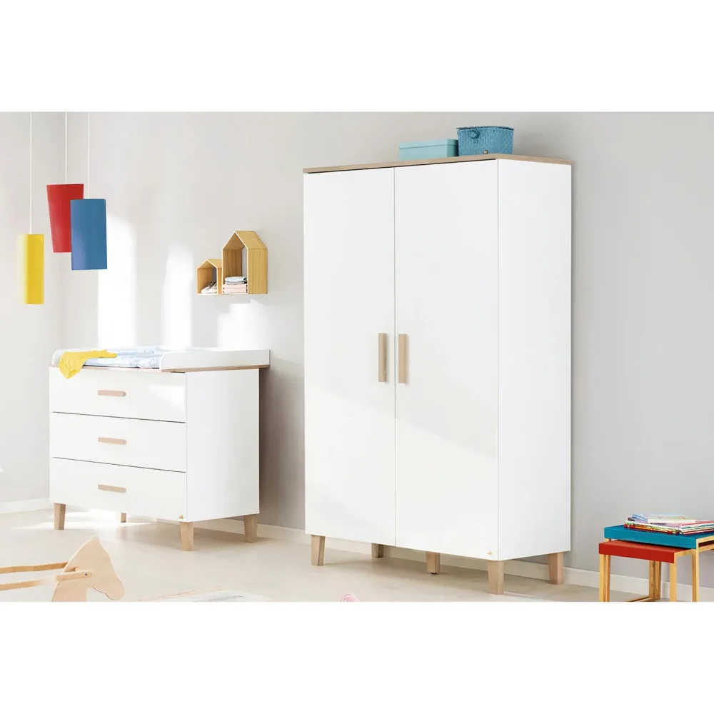 Kleiderschrank Lumi 2-türig