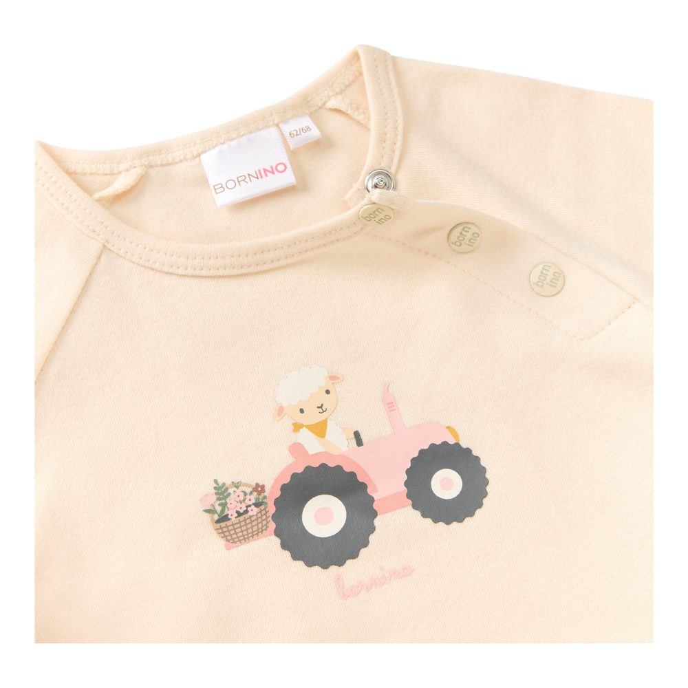 Raglanshirt langarm Schaf