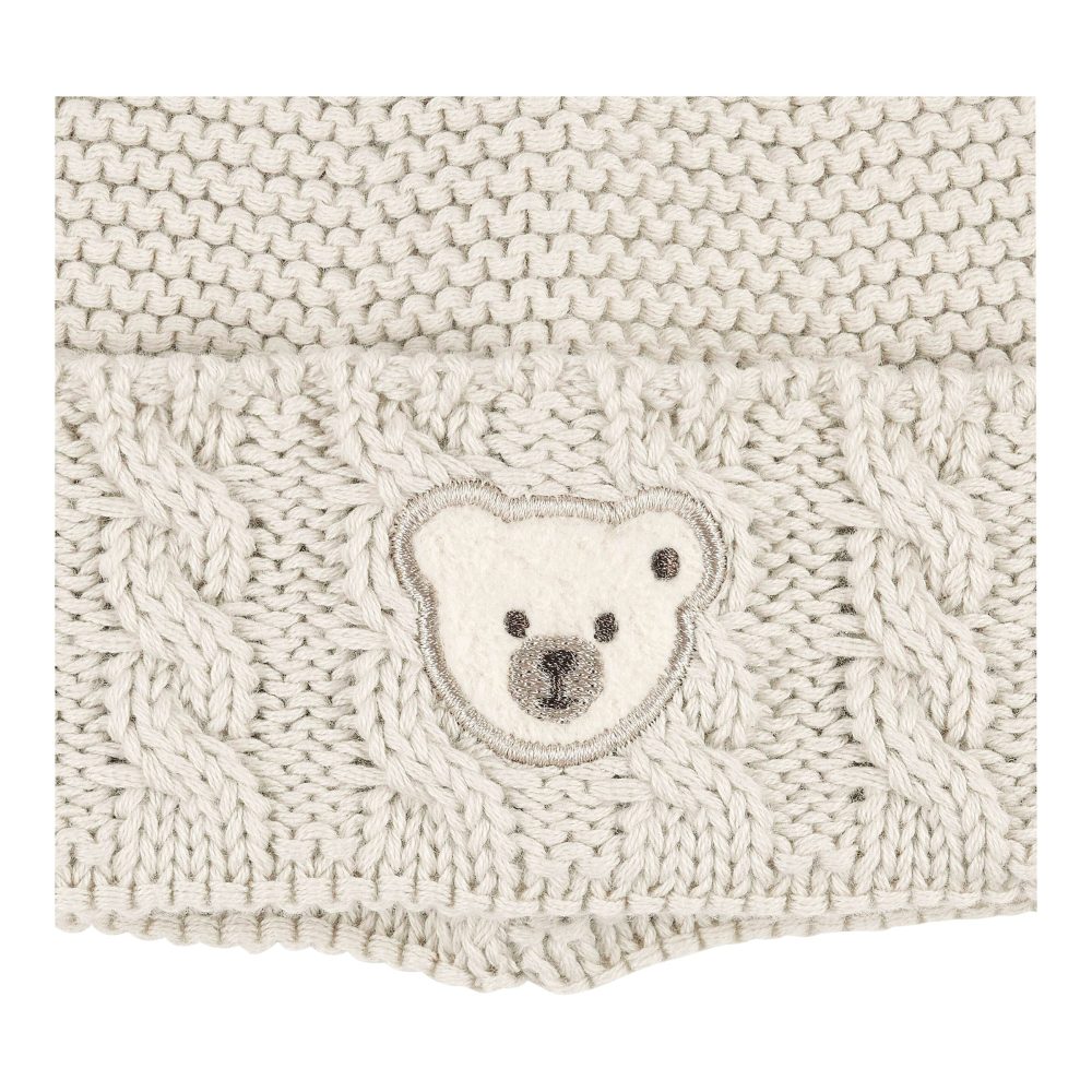 Strickmütze mit Ohren Bär
