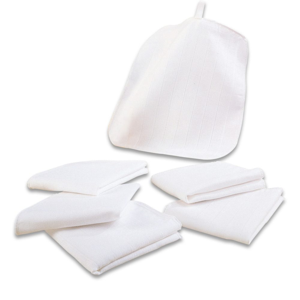 6er-Pack Mullwaschlappen