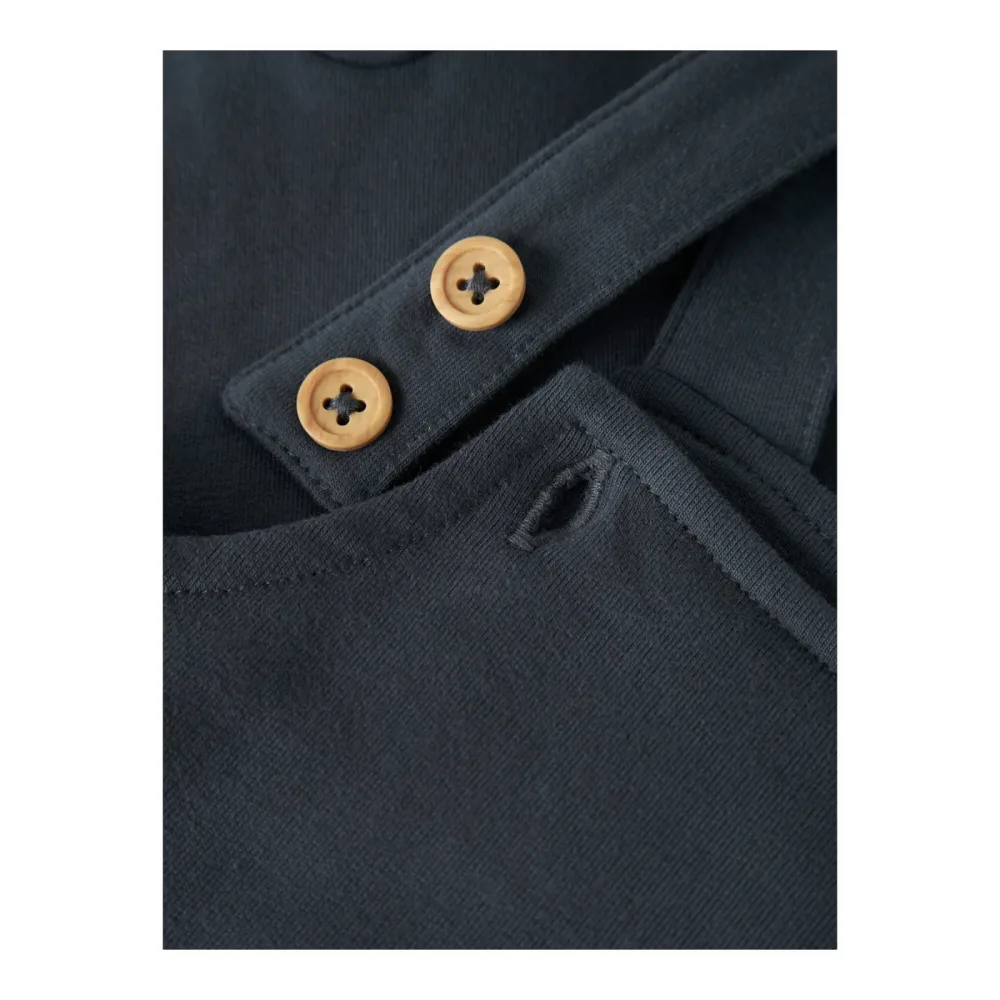 Sweat-Latzhose Taschen
