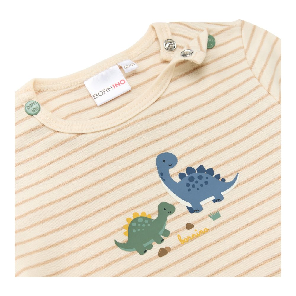 Shirt langarm Ringel Dinos