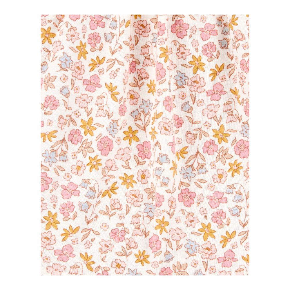 2-tlg. Set Bodykleid kurzarm und Jacke Blumen