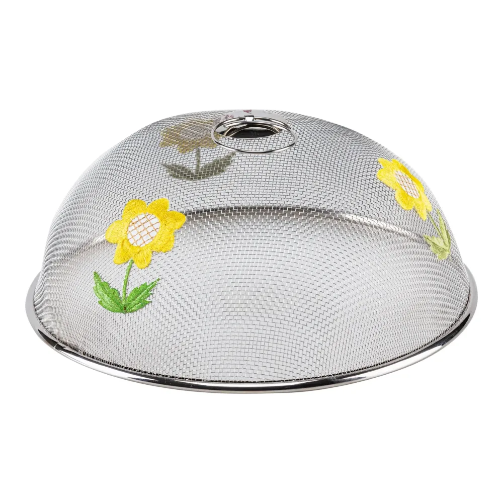Edelstahl-Abdeckhaube ?Sonnenblume?