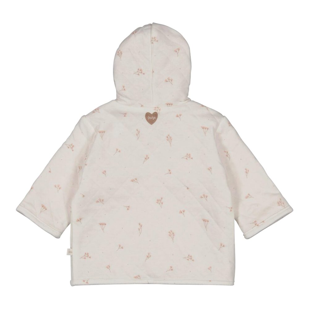 Wendejacke mit Kapuze Blumen gequiltet