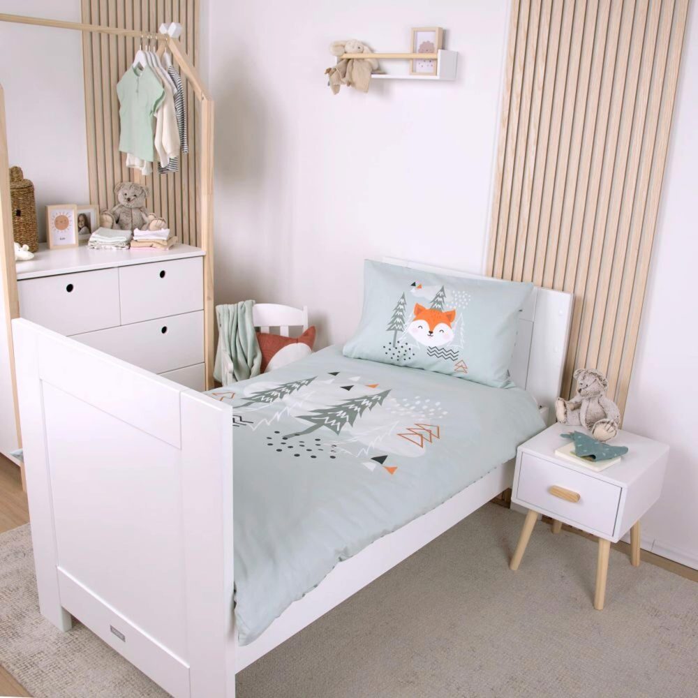 Renforcé Wende-Bettwäsche Nordic Forest 40x60 / 100x135 cm