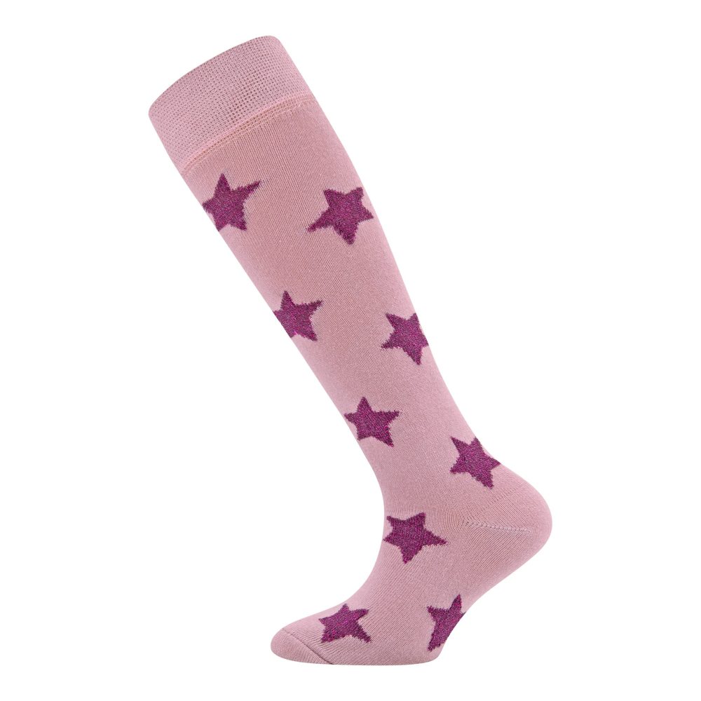 2er-Pack Kniestrümpfe Einhorn Sterne