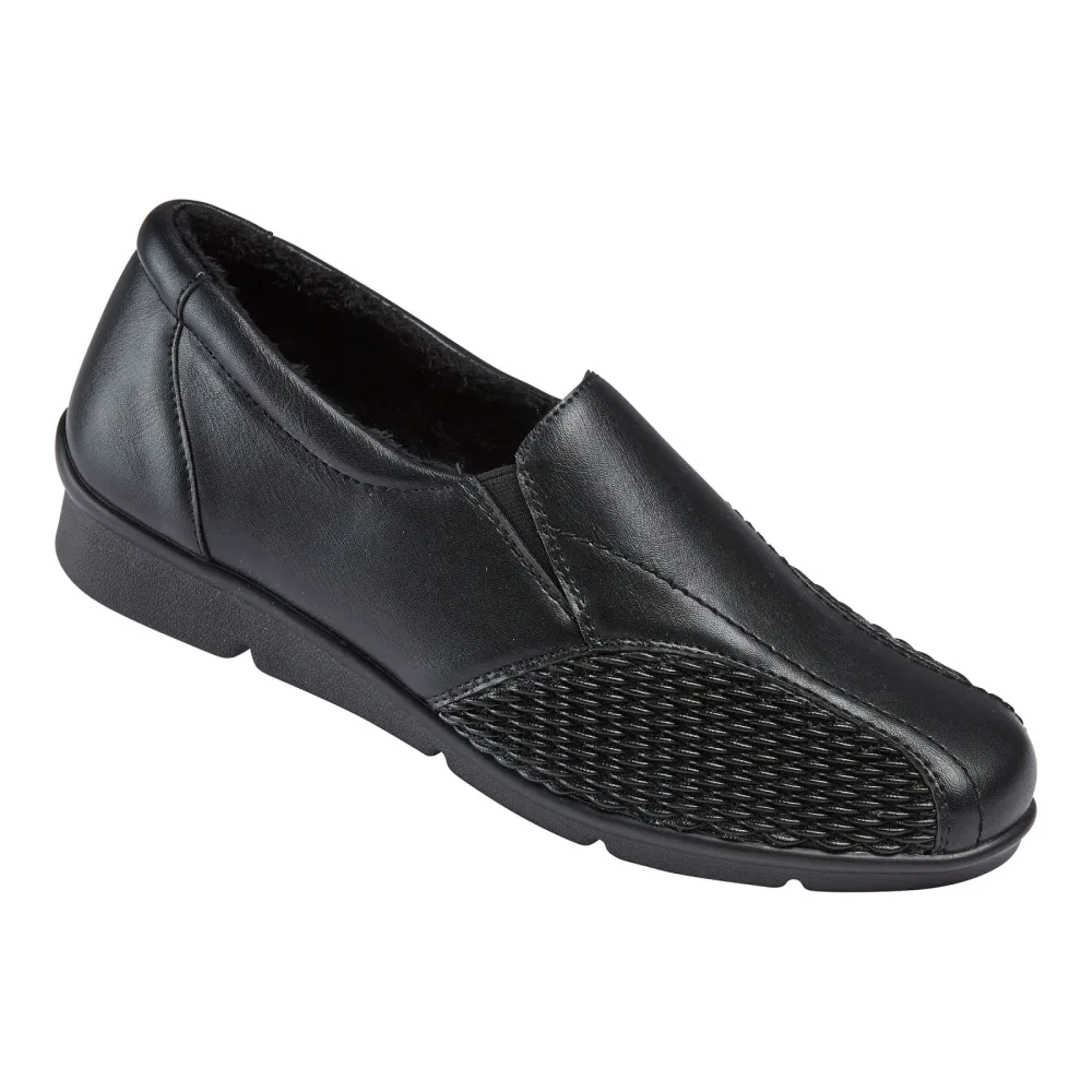 wonderwalk Hallux-Wärmehalbschuh, Größe: 40, schwarz