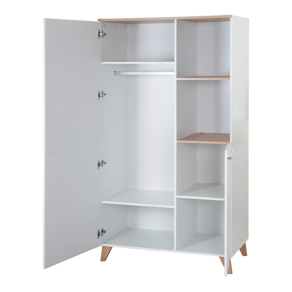 Kleiderschrank Leon 2-türig