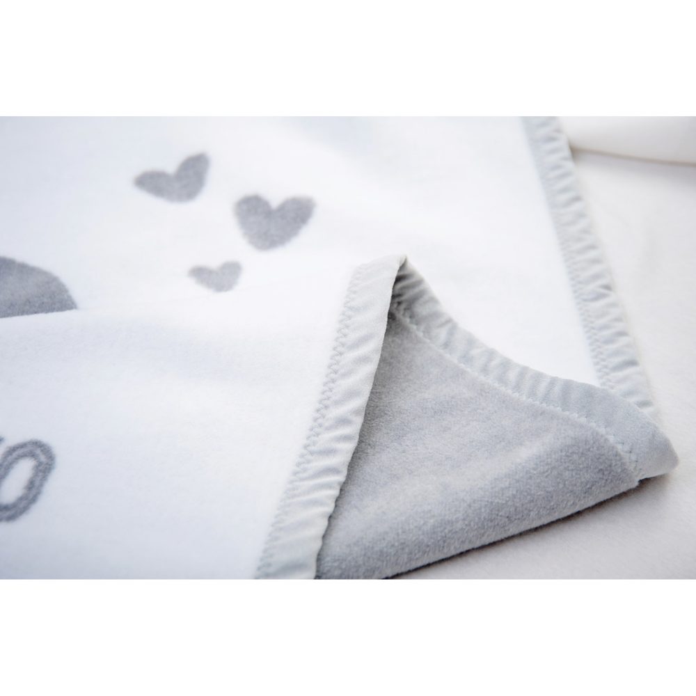 Babydecke Unicade mit Namen 75x100 cm