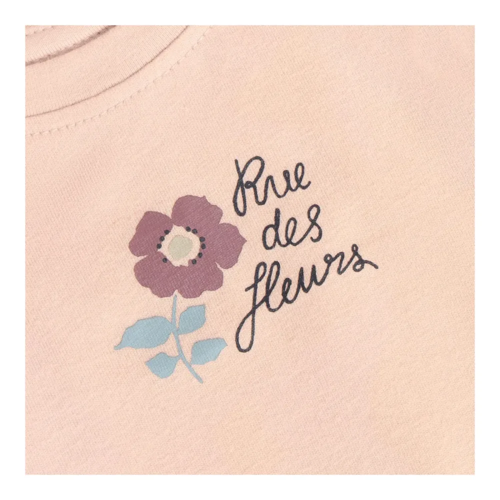 Shirt langarm Blume