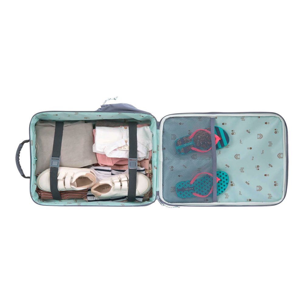 Lässig Kinder-Trolley ADVENTURE - TRACTOR (29x46x19) in blau