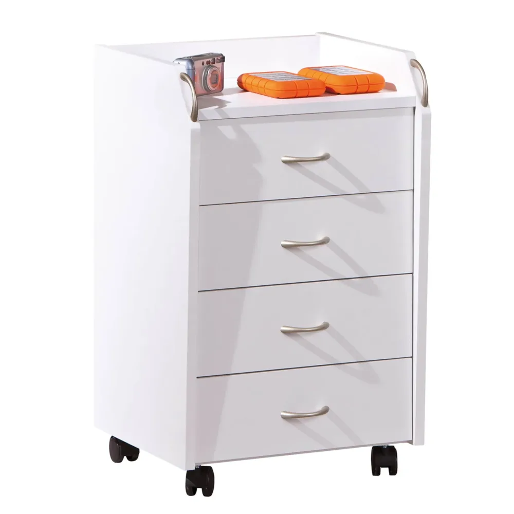 Schubladenelement PRONTI 4 Schubladen weiss