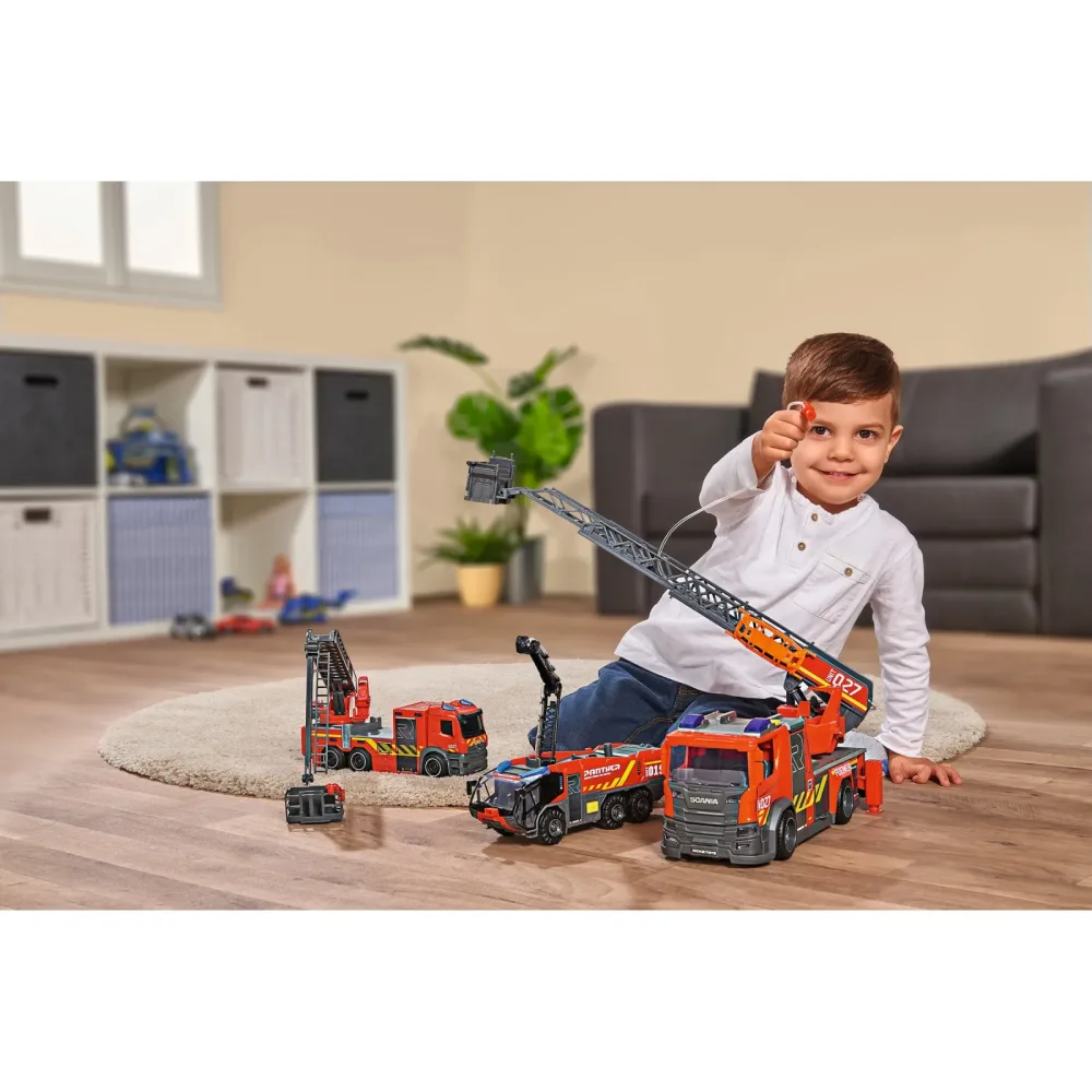 Dickie - Scania Fire Patrol,  Fire Fighter W2, 36cm, Multicolor