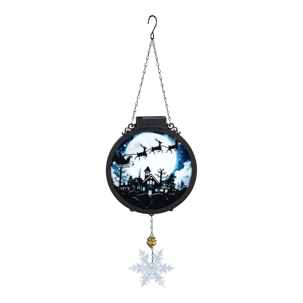 Solar-LED-Hängedeko ?Winterlandschaft?