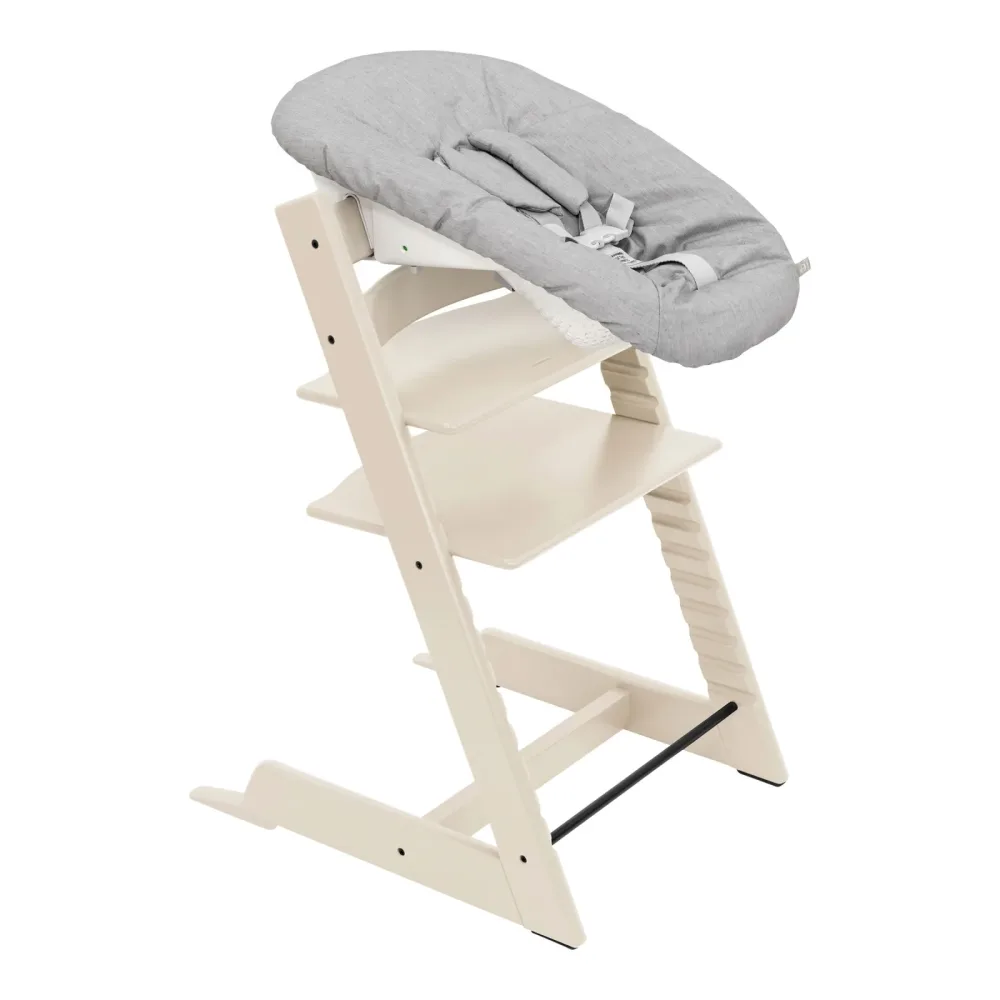 Bundle Treppenhochstuhl inkl. Newbornset Light Grey & Babyset