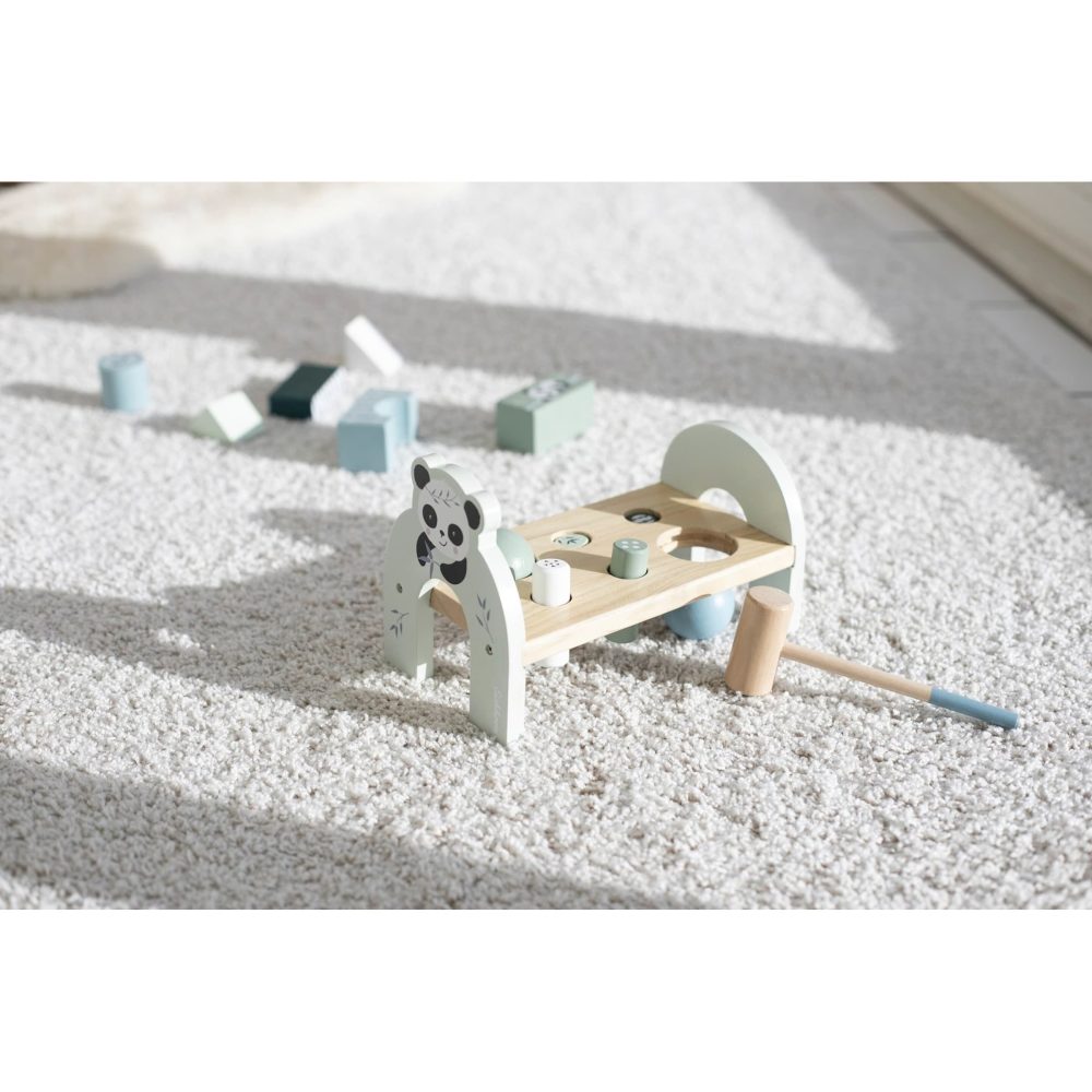 Klopfbank aus Holz Panda