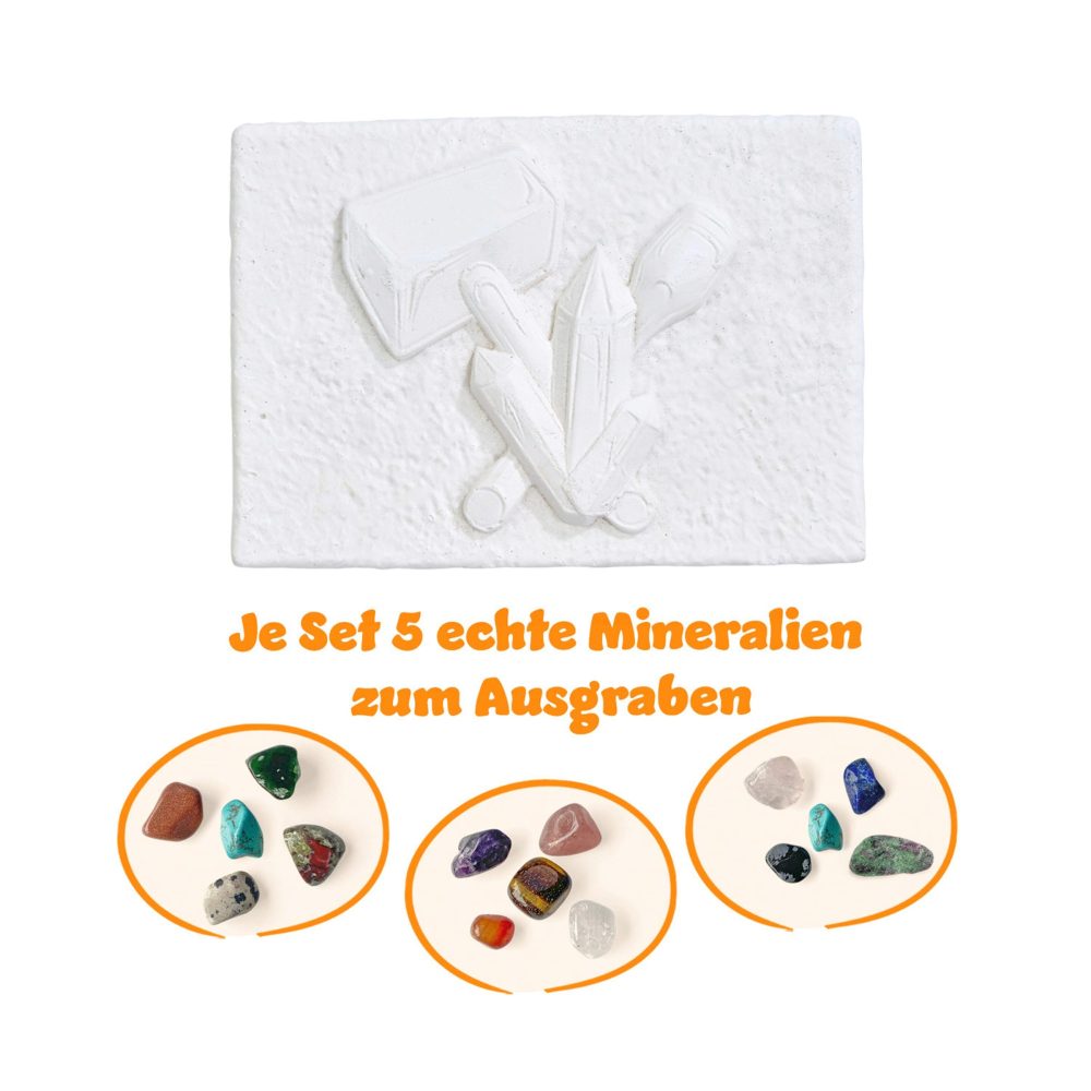 Scout Mineralien ausgraben + Lupe